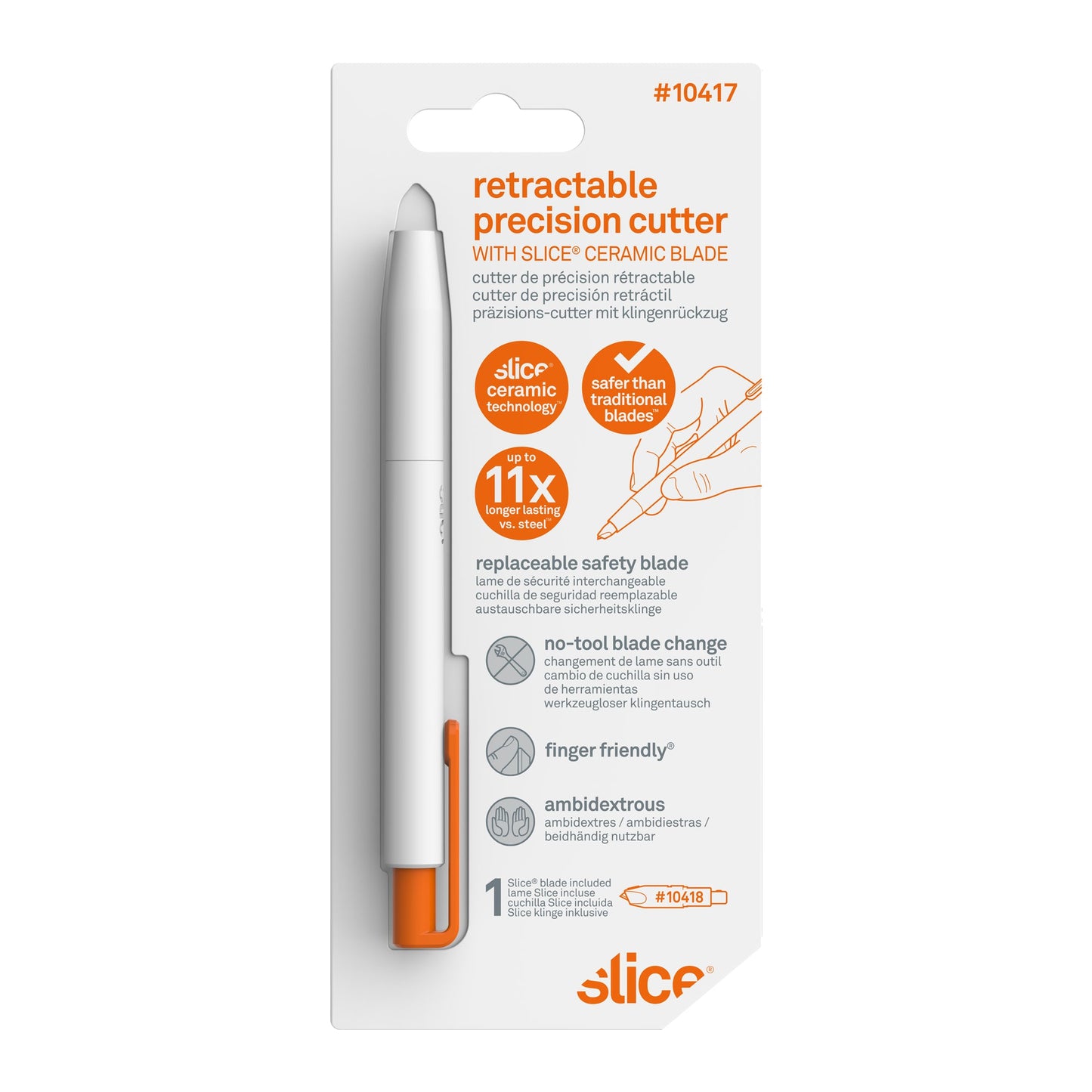 Cutter de précision rétractable