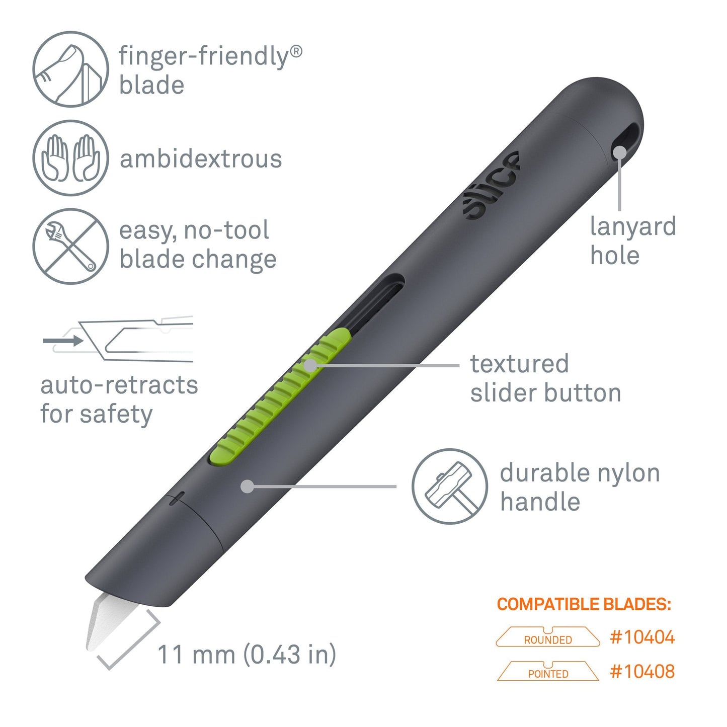 Stylo-cutter auto-rétractable