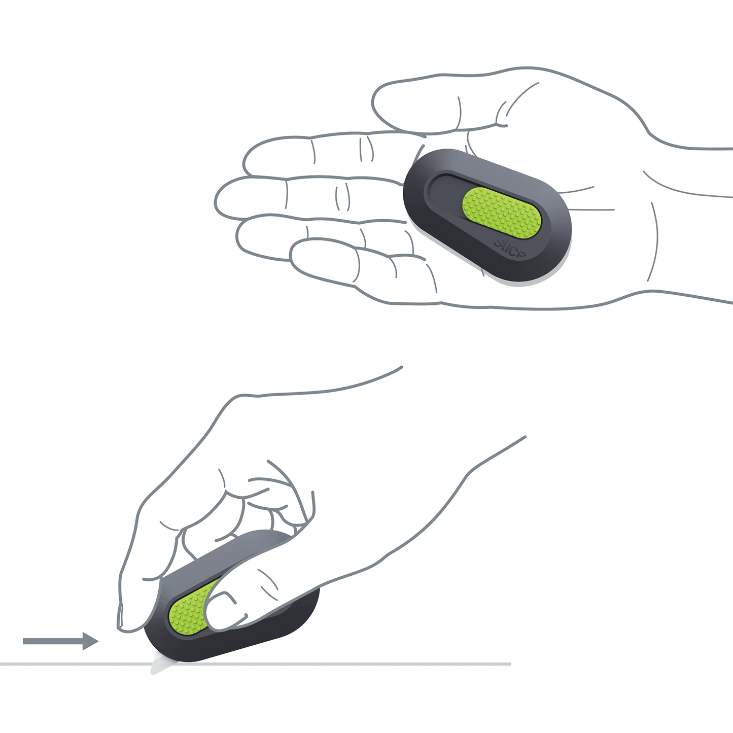 Mini-cutter auto-rétractable