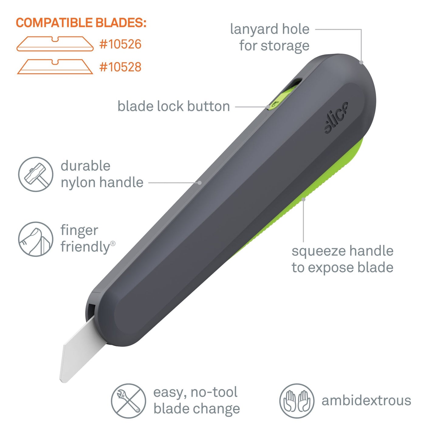 Cutter auto-rétractable à gâchette